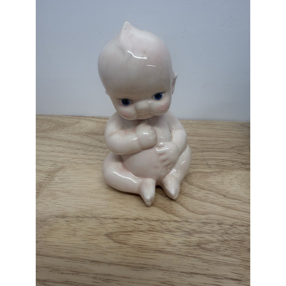 Baby Talcum‎ Powder Shaker Vintage & Collectible Ceramic Kewpie Baby Doll #57